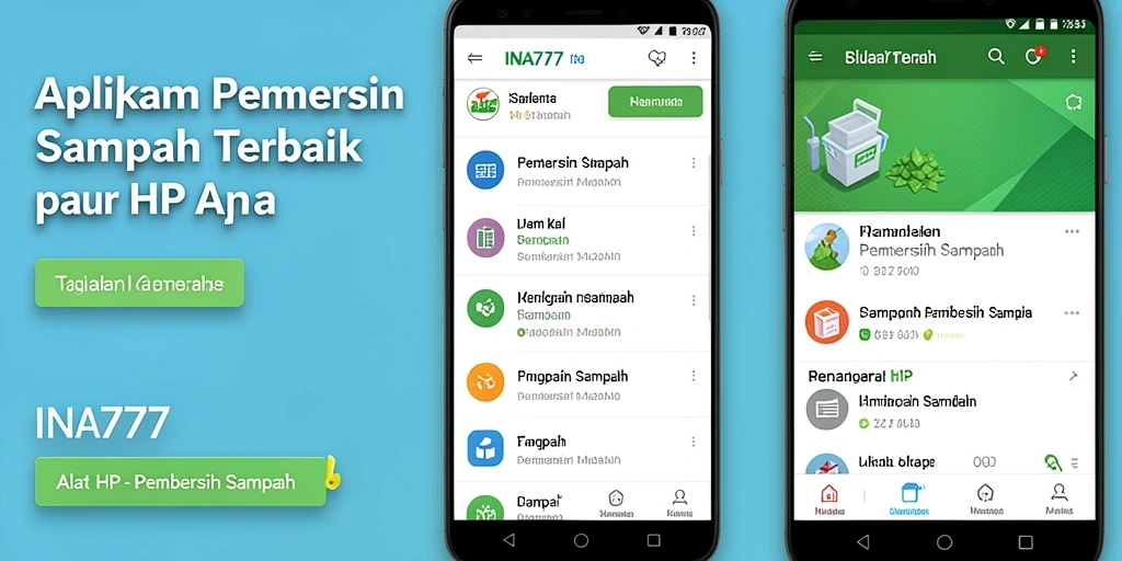 Antarmuka pengguna INA777 yang sederhana dan fungsional.