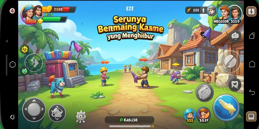 Antarmuka MEGA338 yang menarik dan mudah dinavigasi.