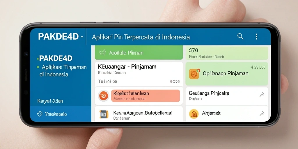 Antarmuka pengguna PAKDE4D yang sederhana dan mudah dinavigasi.