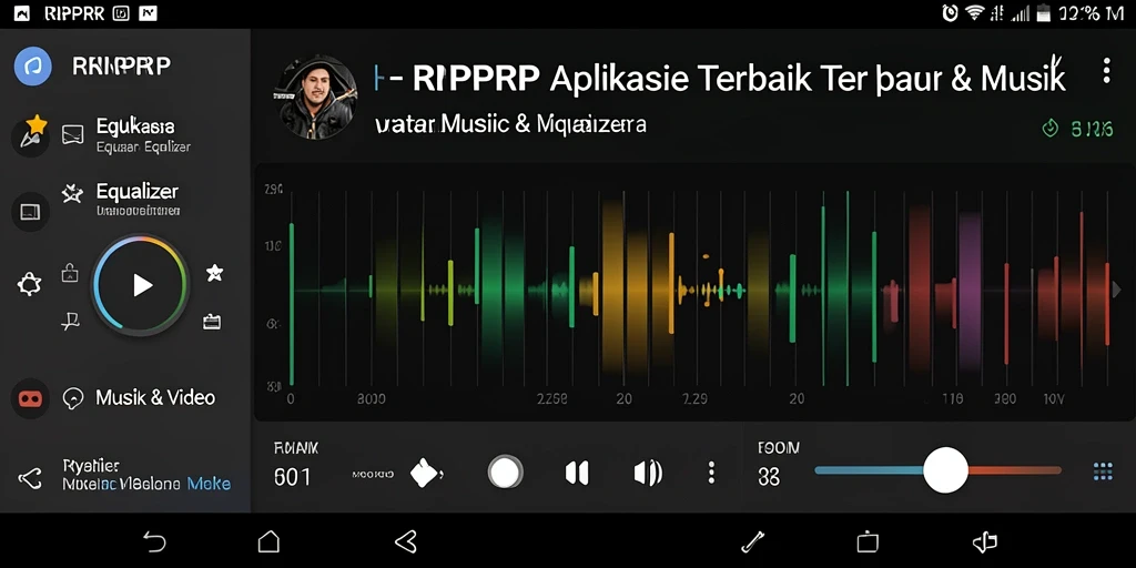 Antarmuka RPRPRP yang sederhana dan fungsional untuk pengaturan suara.