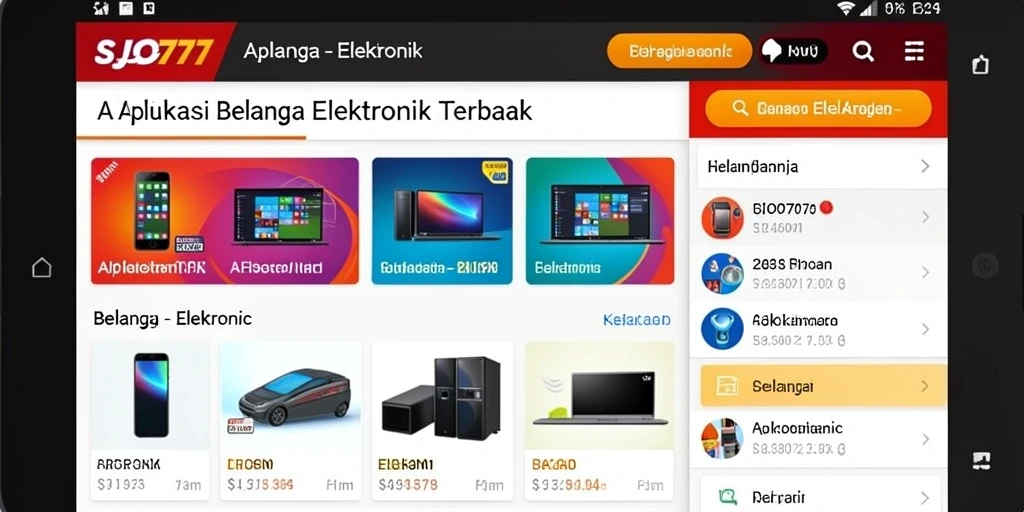 Antarmuka SJO777 yang ramah pengguna dan fungsional.