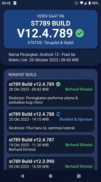 Riwayat Versi st789 untuk Pengguna Android